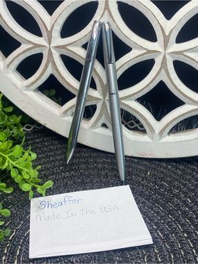 Sheaffer White Dot‎ Ballpoint Pen and Mechanical Pencil Set